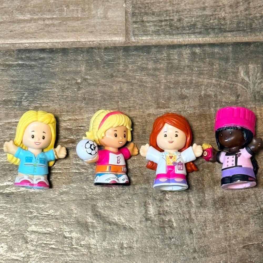 Fisher Price Little People Barbie You Can Be Anything Career Figures Set of 4